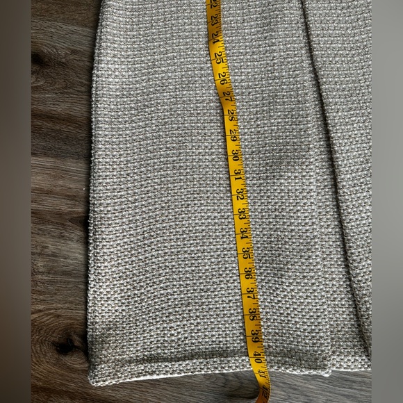 St. John Sleeveless Tweed Cream Color Dress Size L (12) - Picture 12 of 13